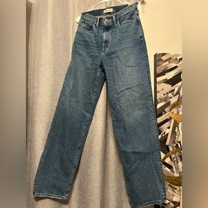 Madewell baggy straight jeans